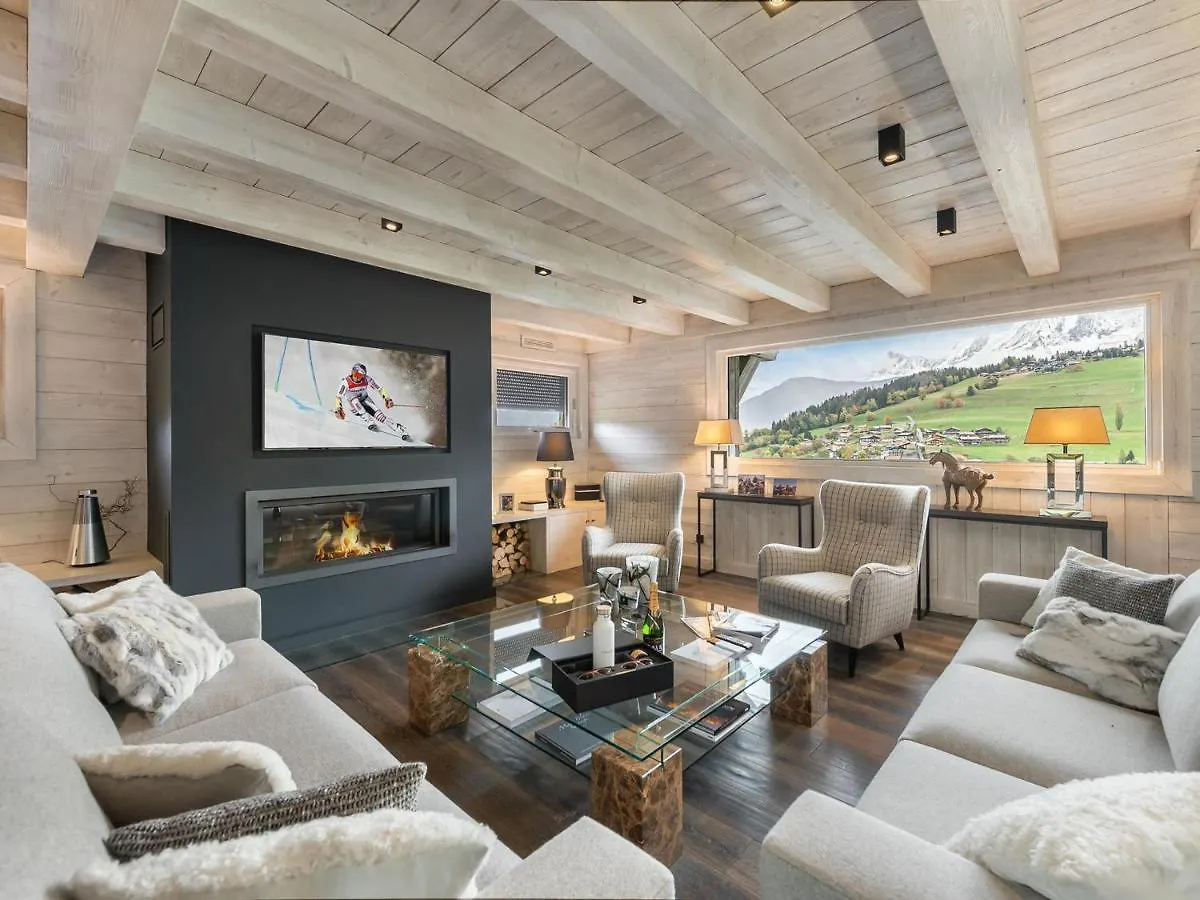 Chalet Chaleureux Avec Jacuzzi Et Home-Cinema - Fr-1-569-51 Megeve